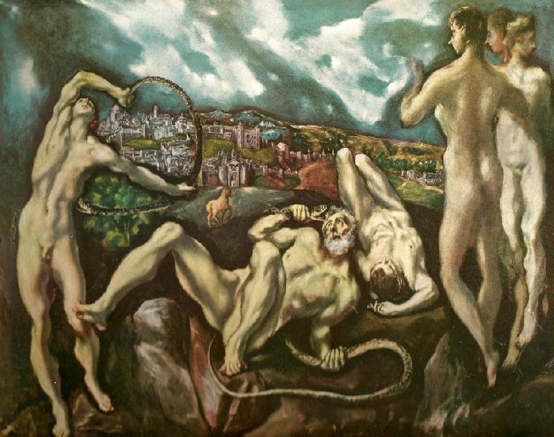 El Greco laocoon oil painting image